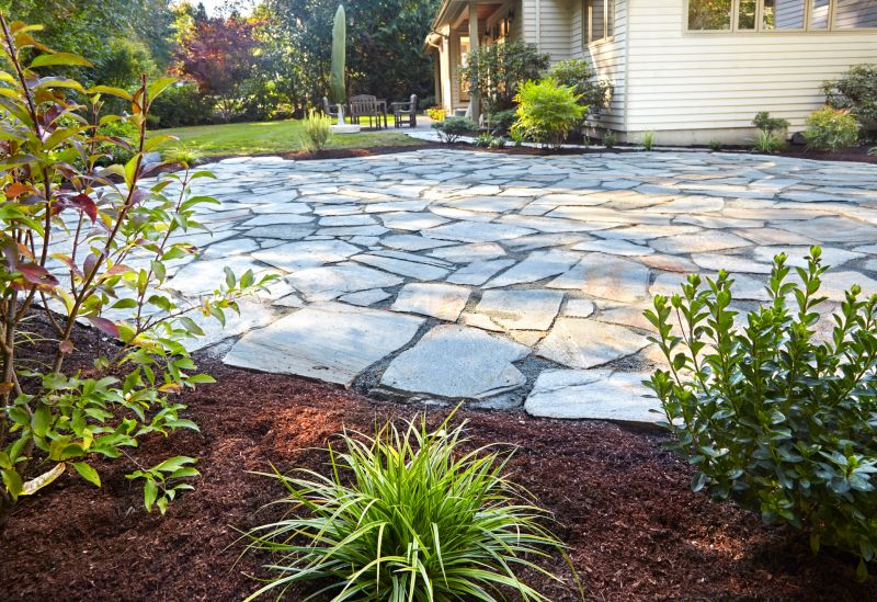 Flagstone Patio Repair in Spring
